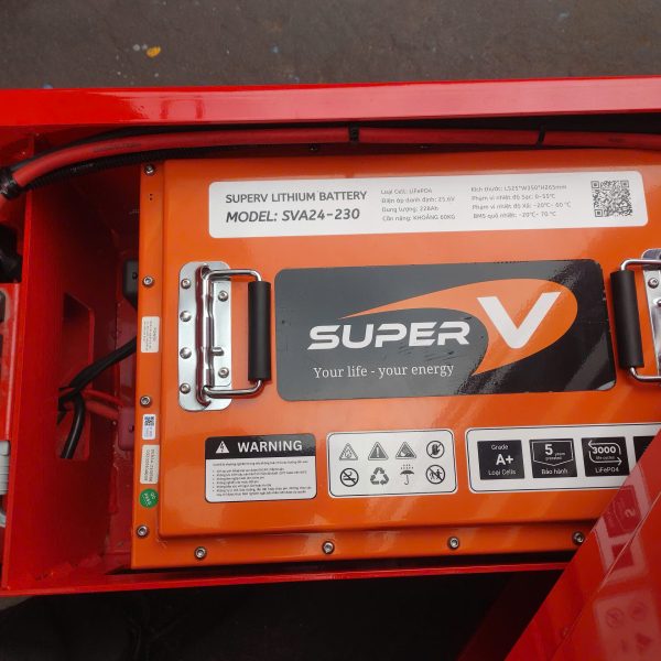 Pin Lithium Superv 25.6V (SVA24-280) cho xe nâng người